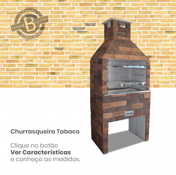 Churrasqueira Tabaco Pré Moldada - Fabricamos várias medidas de beleza, praticidade e sabor. Preço imbatível para todo o Brasil.