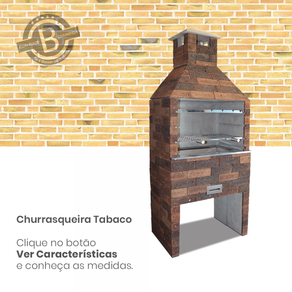 Churrasqueira Tabaco Pré Moldada - Fabricamos várias medidas de beleza, praticidade e sabor. Preço imbatível para todo o Brasil.